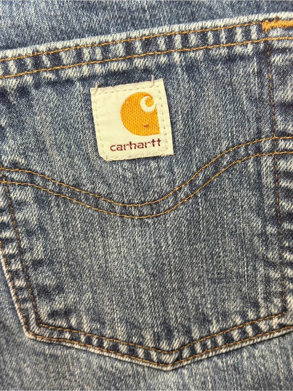 Carhartt Classic Dark Blue Men’s Straight-Leg Jeans 8x32
